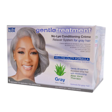 Gentle Treatment No-Lye Conditioning Crème Relaxer for Gray Hair – 1 Application - ANNS BEAUTY SUPPLY